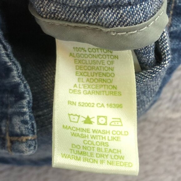 Sigrid Olsen Womens Denim Jean Jacket 12 Embroidered Vintage Button Front Blue - Picture 9 of 14